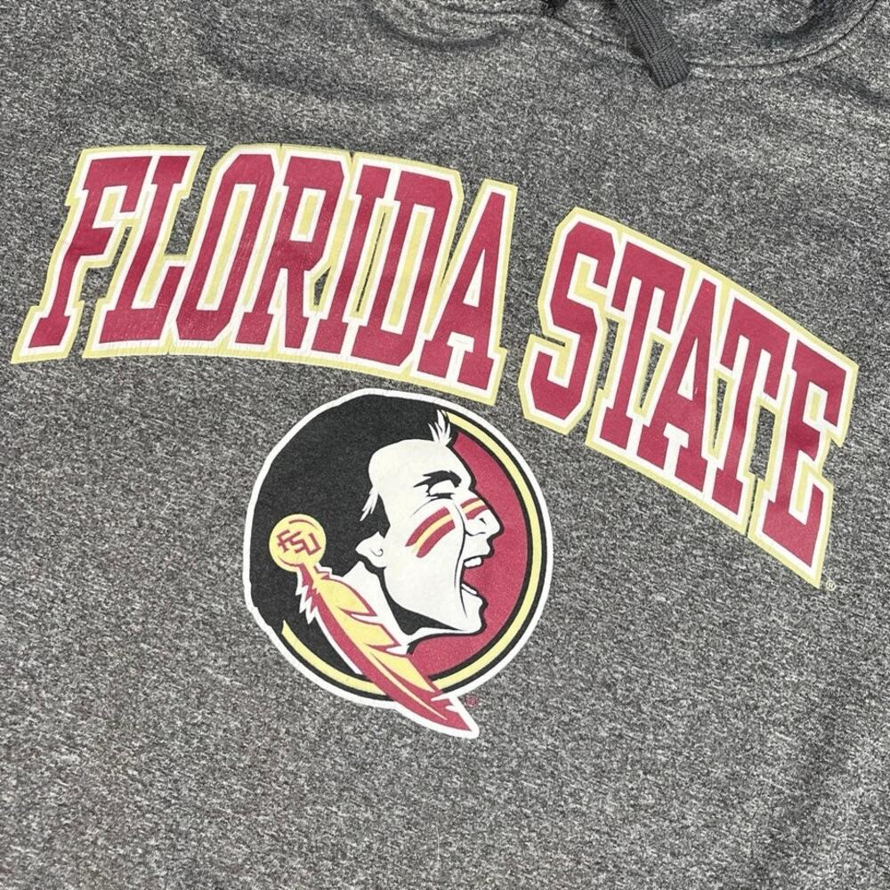 Florida‎ State Seminoles Champion Hoodie Unisex Performance Sz M Gray Athleisure